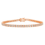 Sorelle Diamond Tennis Bracelet - Rose Gold