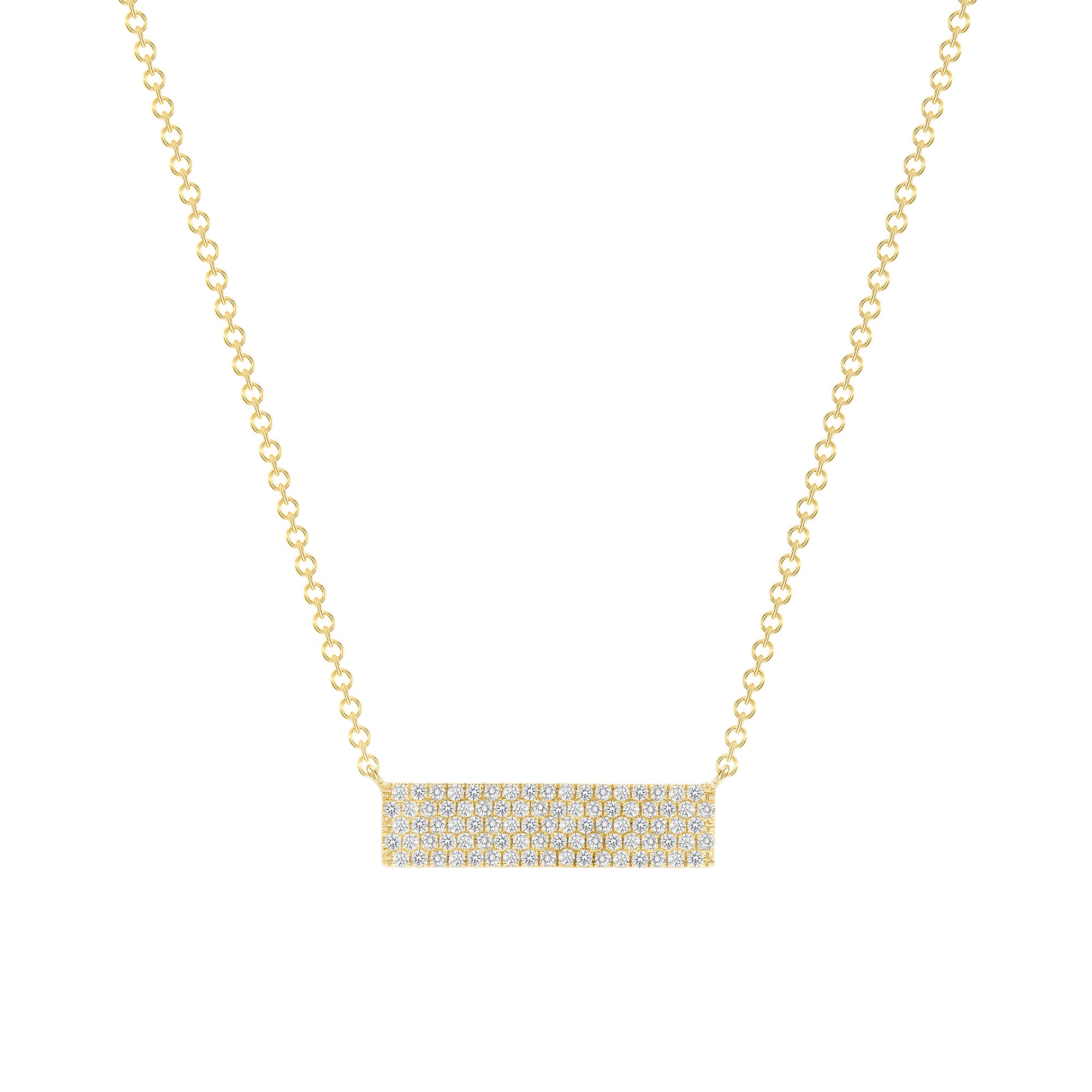 Venice Bar Necklace - Yellow Gold