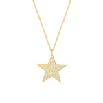Zoe Star Necklace - Yellow Gold
